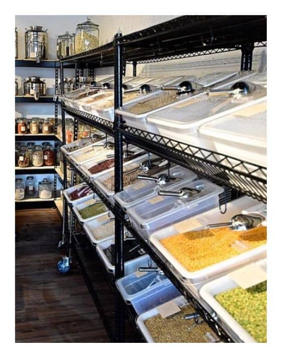 Get Rocky Mountain High On Refills With 12 Zero Waste Stores in Denver Image by Minimal Market #zerowastestoredenver #zerowastestoresindenver #denverzerowastestores #bulkstoresdenver #bulkfoodstoresdenver #sustainablejungle