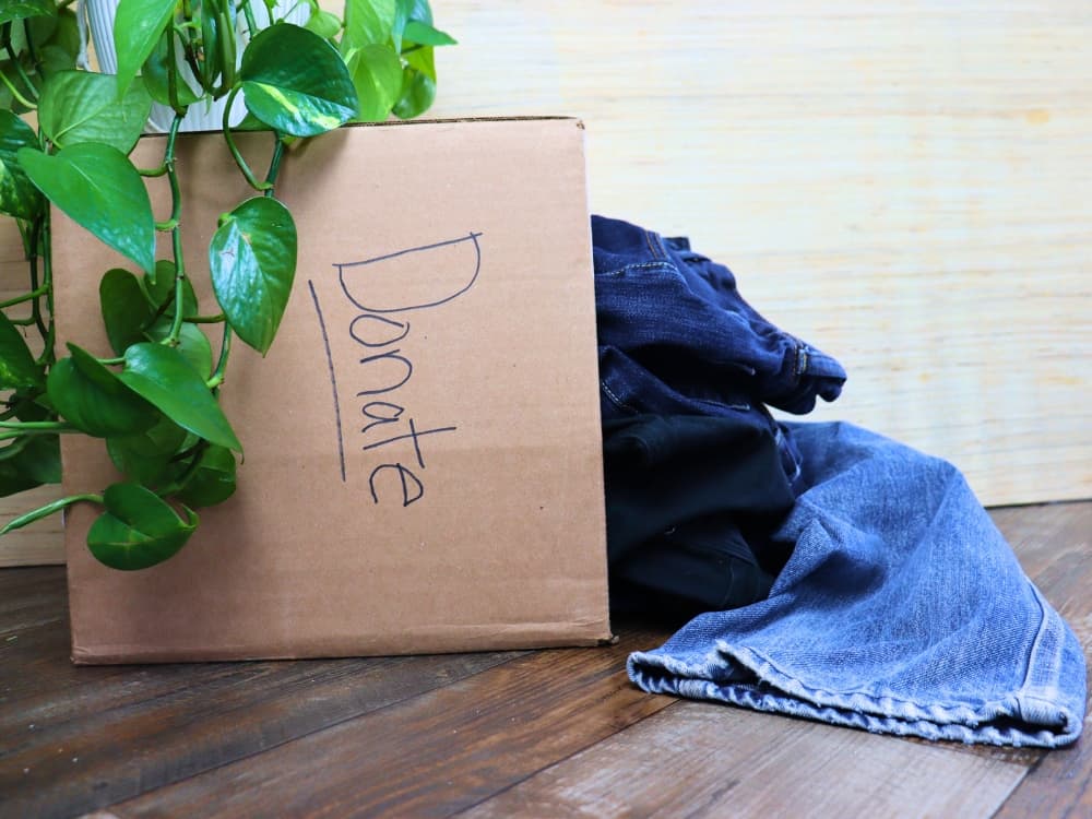 Donate sales old jeans