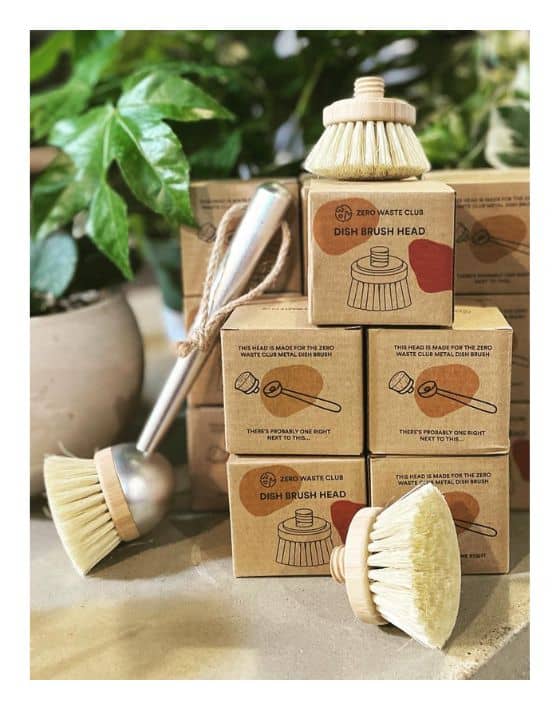 ZeroWasteStore  6 Zero Waste Dish Brush –