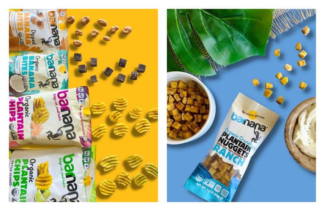 9 Sustainable Snacks Suitable For Eco-Friendly Food Fanatics Images by Barnana #sustainablesnacks #sustainablesnackbrands #snackswithsustainablepackaging #ecofriendlysnacks #ecofriendlypackagedsnacks #sustainablejungle