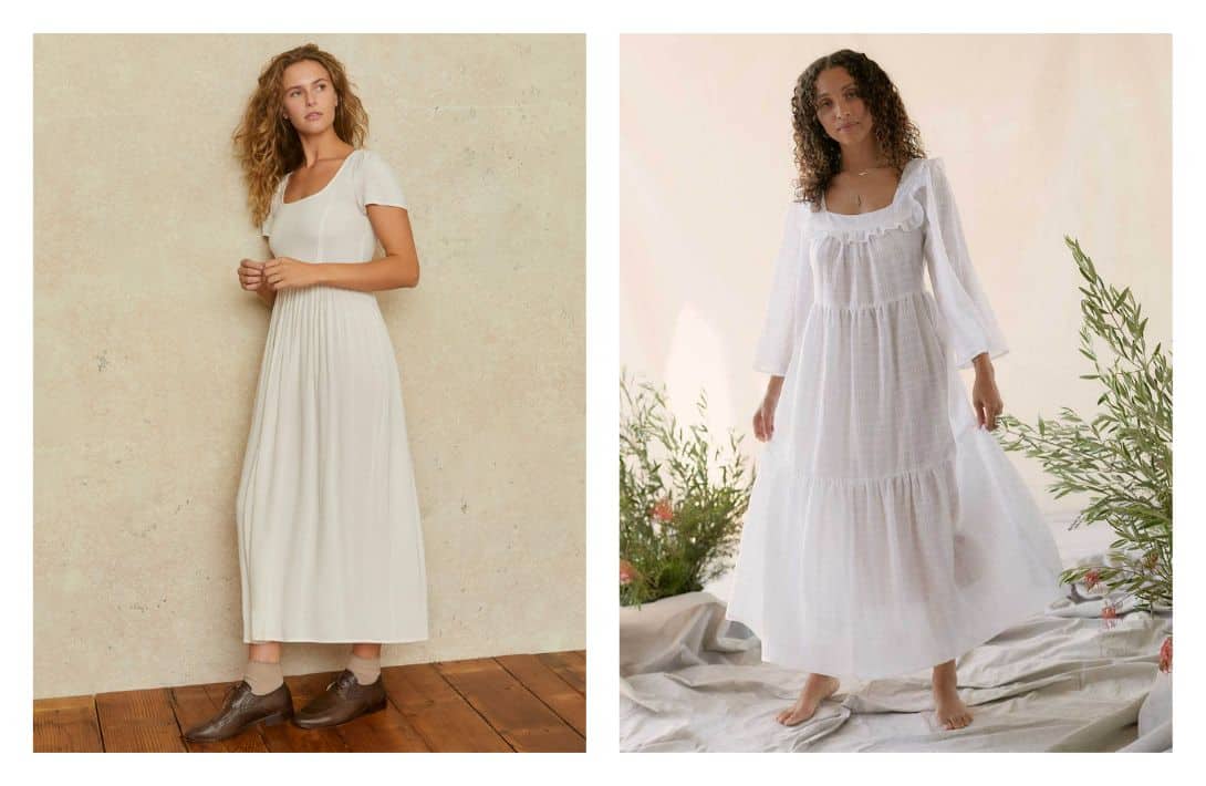 13 Eco-Friendly & Sustainable Wedding Dresses To Naturally Tie The Knot Images by Christy Dawn #sustainableweddingdresses #sustainableweddingdressdesigners #affordablesustainableweddingdresses #allnaturalweddingdresses #naturalfiberweddingdresses #sustainableweddingdressused #sustainablejungle