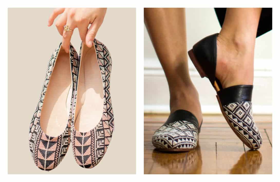 9 Sustainable Flats To Stay Cute, Comfortable, & Eco-Friendly Images by Darzah #sustainableflats #ecofriendlyflats #sustainableballetflats #affordableecofriendlyballetflats #sustainablewomensflats #sustainablejungle