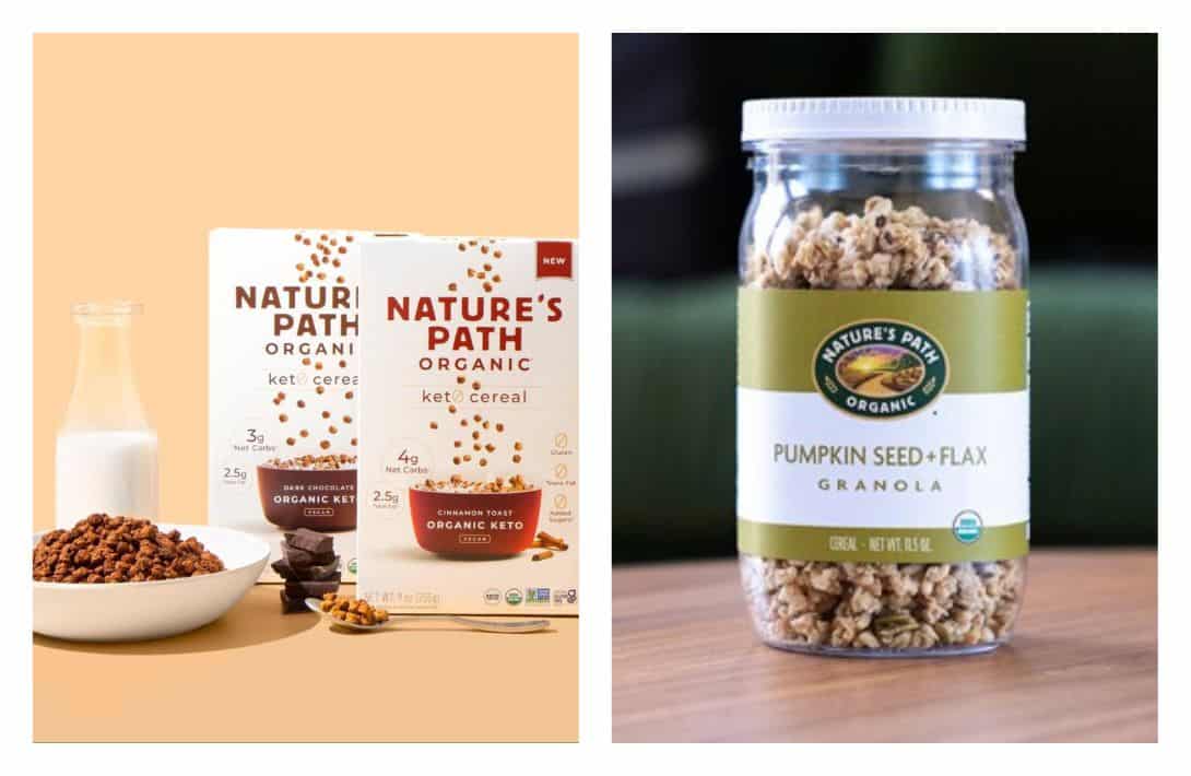 9 Sustainable Snacks Suitable For Eco-Friendly Food Fanatics Images by Nature’s Path Organic #sustainablesnacks #sustainablesnackbrands #snackswithsustainablepackaging #ecofriendlysnacks #ecofriendlypackagedsnacks #sustainablejungle