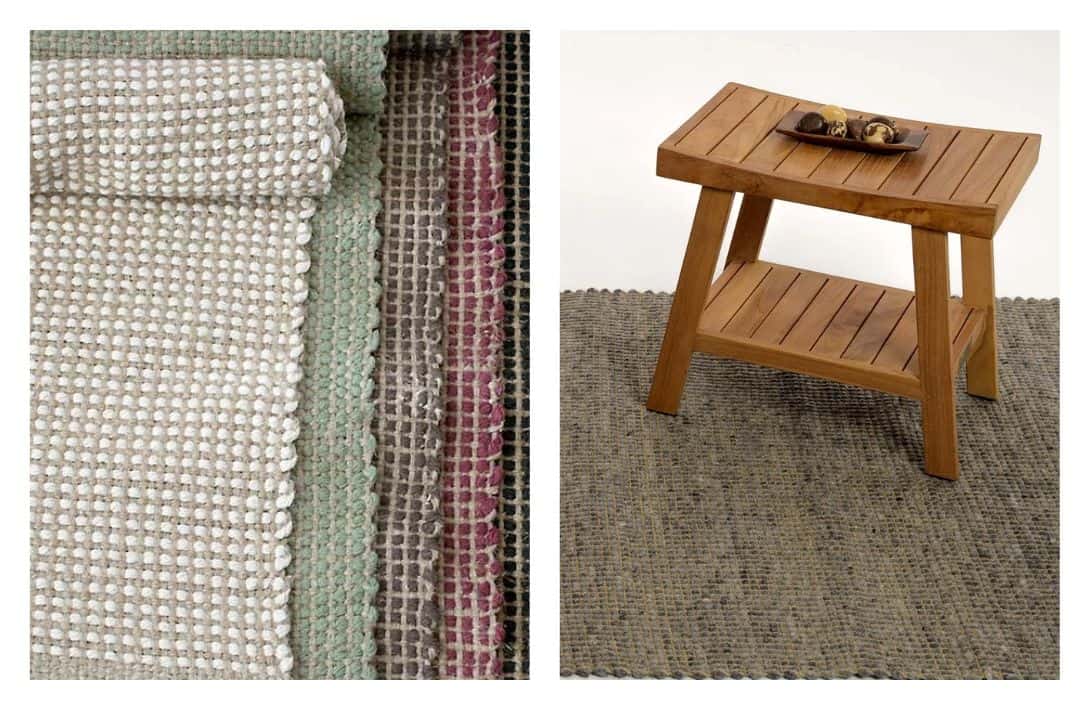 11 Non-Toxic Rugs & Carpets For a Toe-Tally Organic Home Images by Rawganique #nontoxicrugs #nontoxicarearugs #organicrugs #organiccottonrugs #organicwoolrugs #nontoxiccarpet #sustainablejungle