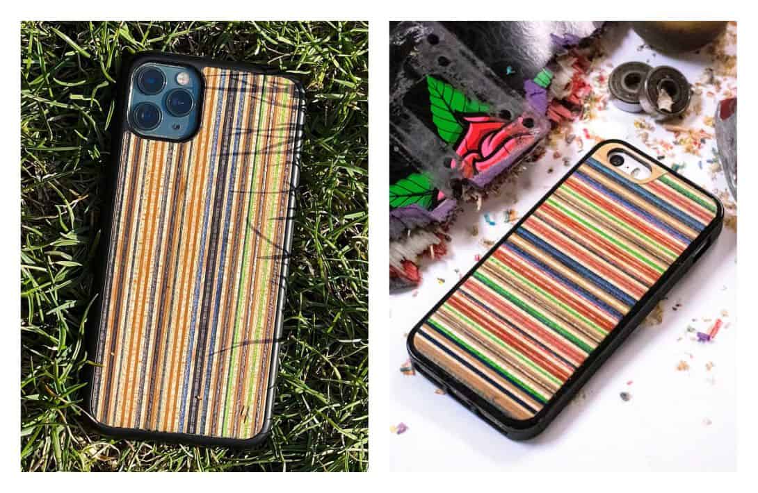 11 Sustainable & Eco-Friendly Phone Cases for Conscious Calls Images by Skate4Create #ecofriendlyphonecases #sustainablephonecases #ecofriendlyiphonecases #ecofriendlycellphonecases #bestsustainablephonecases #sustainablephonecasebrands #sustainablejungle