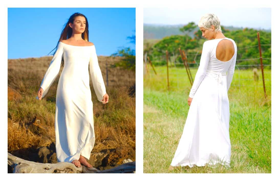 13 Eco-Friendly & Sustainable Wedding Dresses To Naturally Tie The Knot Images by Sole Role #sustainableweddingdresses #sustainableweddingdressdesigners #affordablesustainableweddingdresses #allnaturalweddingdresses #naturalfiberweddingdresses #sustainableweddingdressused #sustainablejungle