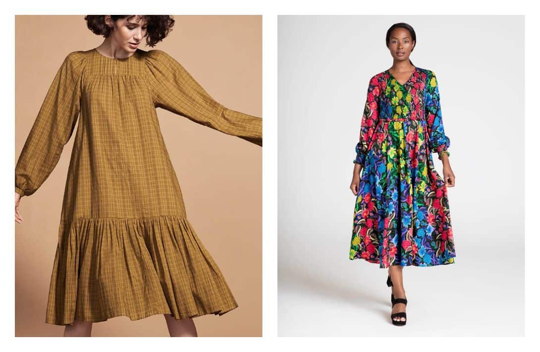 11 Ethical & Sustainable Dresses To Add Fair Trade Flare To Your Wardrobe Images by Thought #sustainabledresses #sustainablesummerdresses #ethicaldresses #sustainablefashiondresses #affordableethicaldresses #sustainableethicaldresses #sustainablejungle