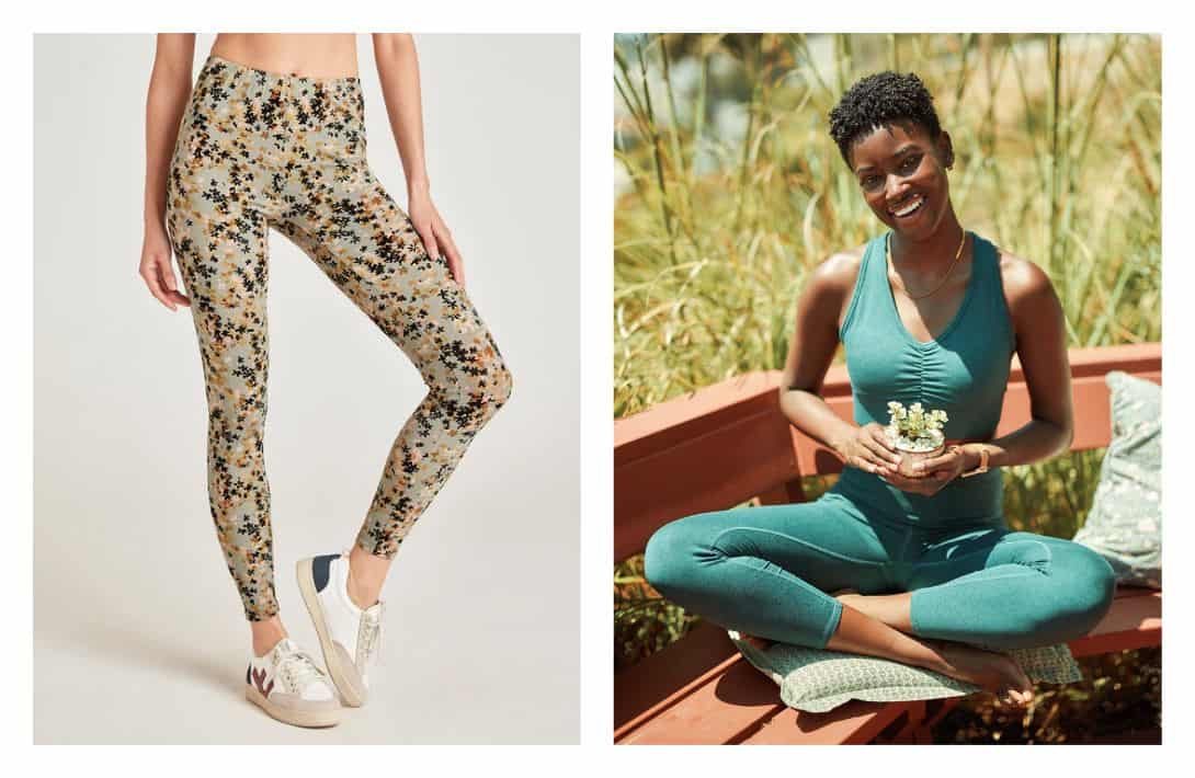 9 Sustainable Leggings to Ethically Stretch Your Legs, Not The Planet Images by Threads 4 Thought #sustainableleggings #sustainableleggingswithpockets #ecofriendlyyogaleggings #sustainableworkoutleggings #ecofriendlyleggings #sustainableleggingbrands #sustainablejungle