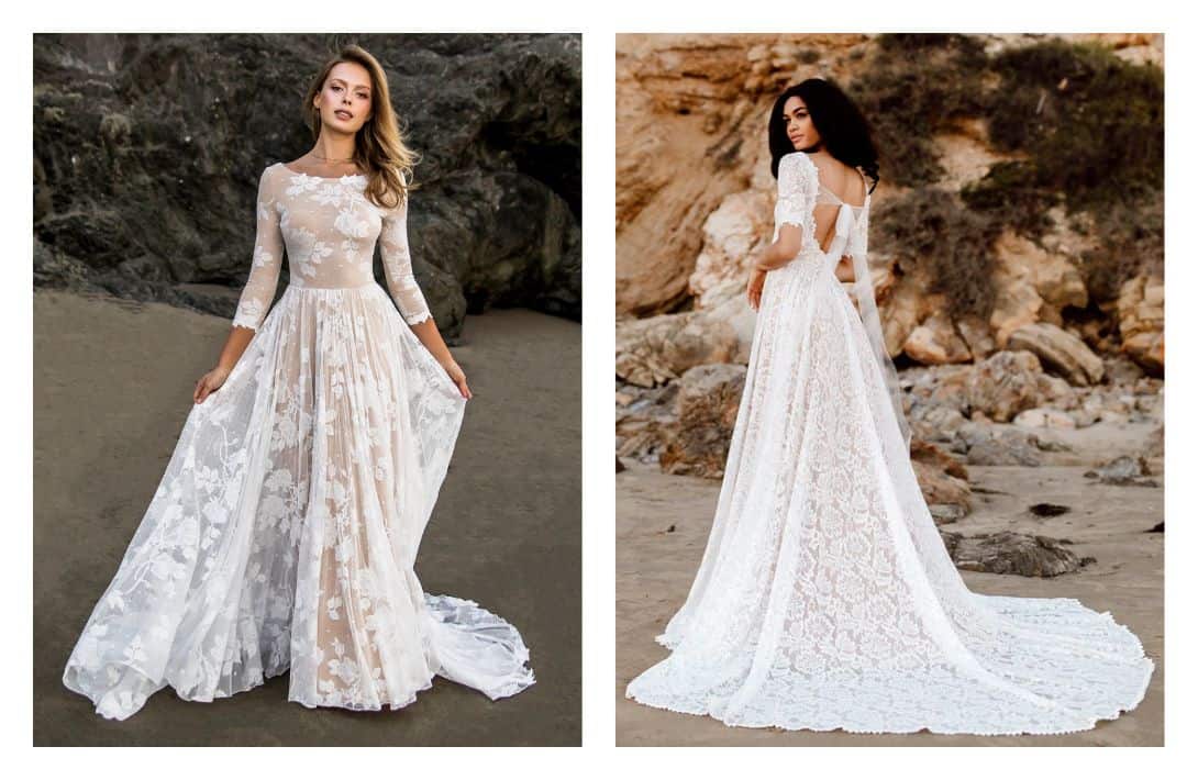 13 Eco-Friendly & Sustainable Wedding Dresses To Naturally Tie The Knot Images by Wear Your Love #sustainableweddingdresses #sustainableweddingdressdesigners #affordablesustainableweddingdresses #allnaturalweddingdresses #naturalfiberweddingdresses #sustainableweddingdressused #sustainablejungle