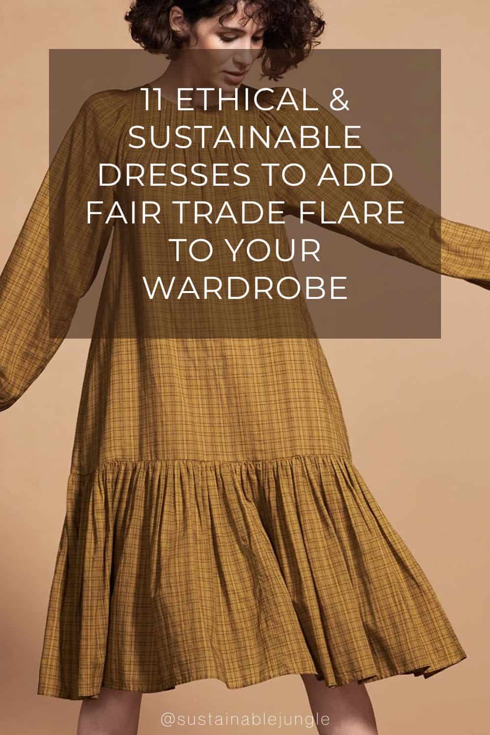 11 Ethical & Sustainable Dresses To Add Fair Trade Flare To Your Wardrobe Image by Thought #sustainabledresses #sustainablesummerdresses #ethicaldresses #sustainablefashiondresses #affordableethicaldresses #sustainableethicaldresses #sustainablejungle