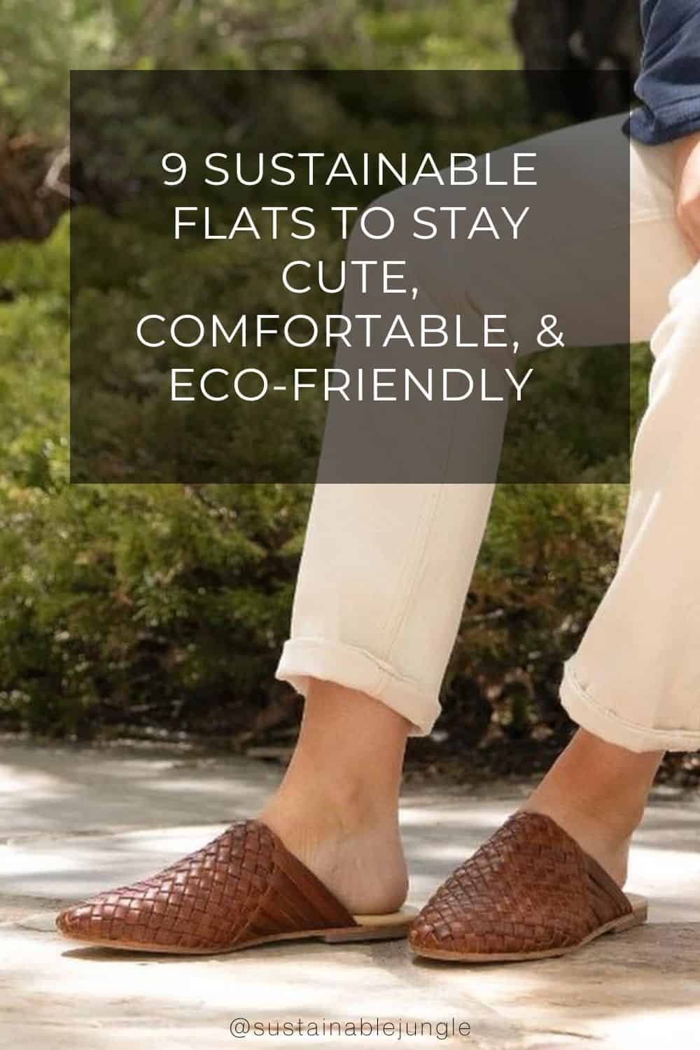 9 Sustainable Flats To Stay Cute, Comfortable, & Eco-Friendly Image by Nisolo #sustainableflats #ecofriendlyflats #sustainableballetflats #affordableecofriendlyballetflats #sustainablewomensflats #sustainablejungle