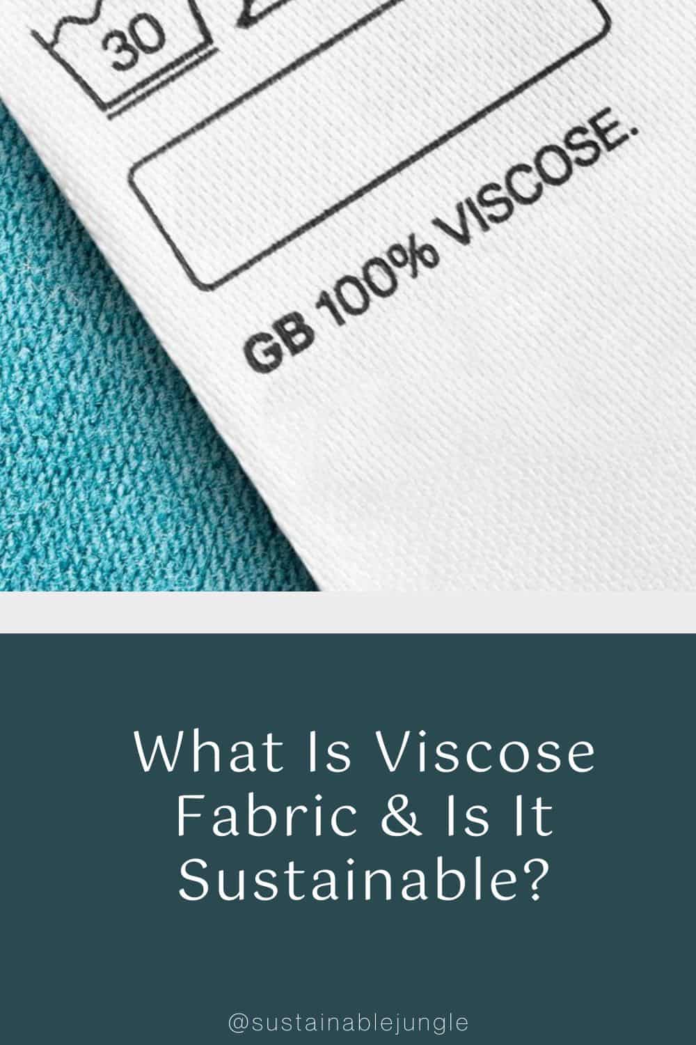 What Is Viscose Fabric & Is It Sustainable? Image by Tarzhanova via Getty Images on Canva Pro #viscosefabric #whatisviscosefabric #isviscosesustainable #viscosesustainability #isviscoseecofriendly #viscosfabricprosandcons #sustainablejungle