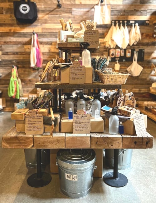 Get Rocky Mountain High On Refills With 12 Zero Waste Stores in Denver Image by ZERO Market #zerowastestoredenver #zerowastestoresindenver #denverzerowastestores #bulkstoresdenver #bulkfoodstoresdenver #sustainablejungle