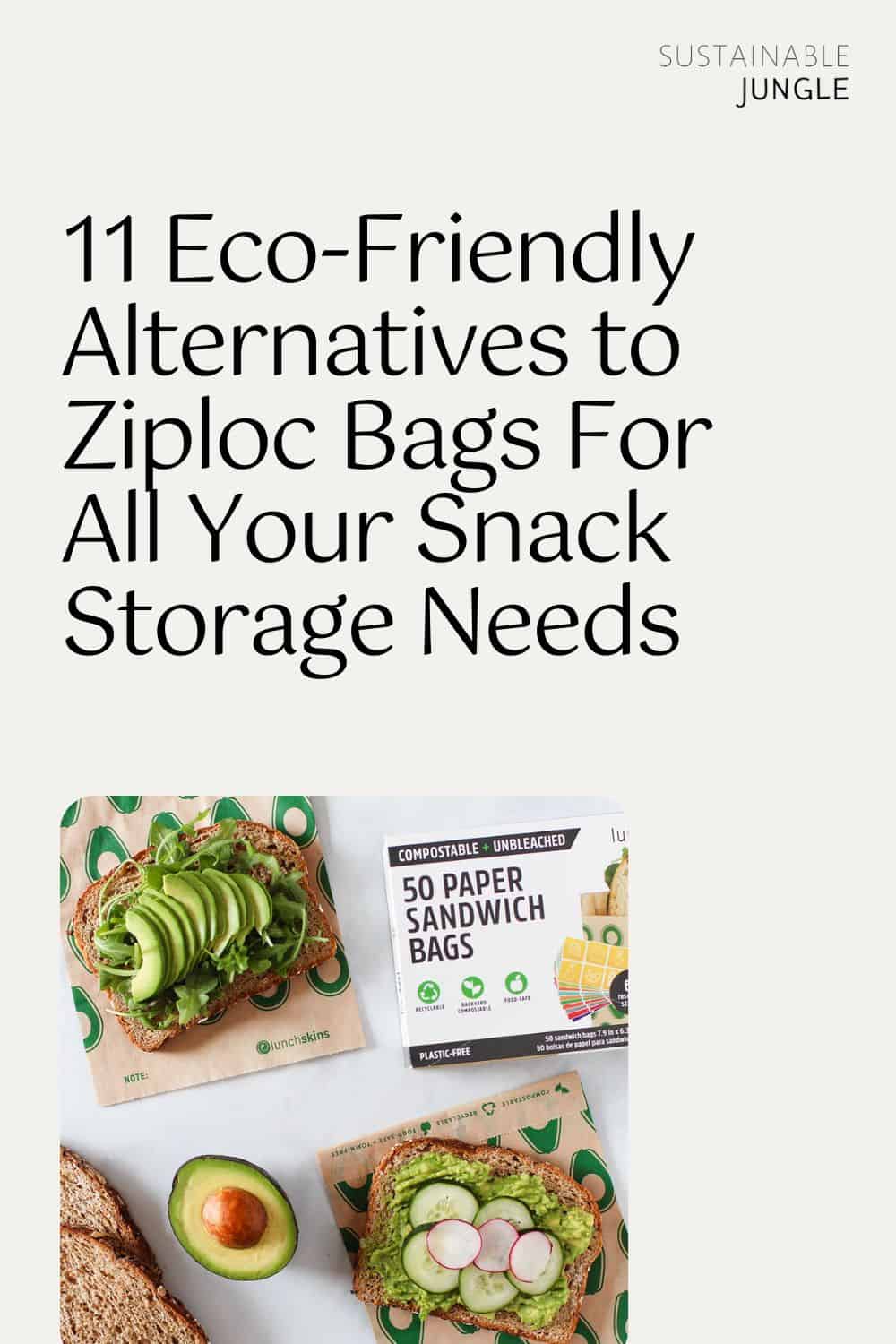 11 Eco-Friendly Alternatives to Ziploc Bags For All Your Snack Storage Needs Image by Lunchskins #alternativestoziplocbags #ziplocbagalternatives #alternativestoziplockfreezerbags #zerowasteziplockbagalternatives #ecofriendlyziplockbagalternatives #ecofriendlyziplockbags #sustainablejungle