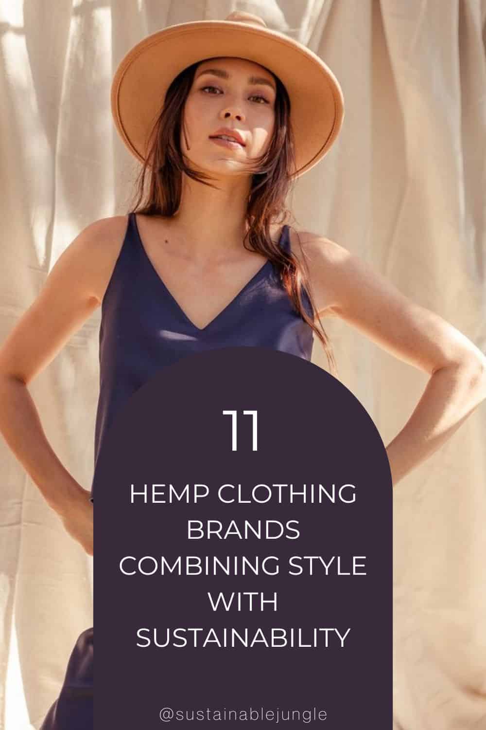 11 Hemp Clothing Brands Combining Style With Sustainability Image by VALANI #hempclothingbrands #organichempclothingbrands #clothingmadefromhemp #sustainablehempclothing #womenshempclothes #sustainablejungle