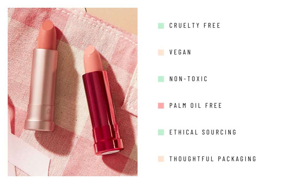 7 Organic & Eco-Friendly Lipsticks For 7 Sustainable Minutes In Heaven Image by 100% Pure #ecofriendlylipstick #ecofriendlylipsticktube #naturalecofriendlylipstick #sustainablelipstick #sustainablelipstickpackaging #bestsustainablelipstick #sustainablejungle