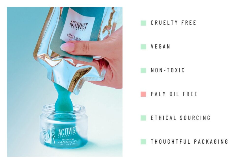 Zero Waste Makeup Remover: 7 Brands Keeping Your Pores And The Planet CleanImage by Activist Skincare#zerowastemakeupremover #zerowastefacemakeupremover #ecofriendlymakeupremover #ecofriendlymakeupwipes #ecofriendlyeyemakeupremover #sustainablejungle