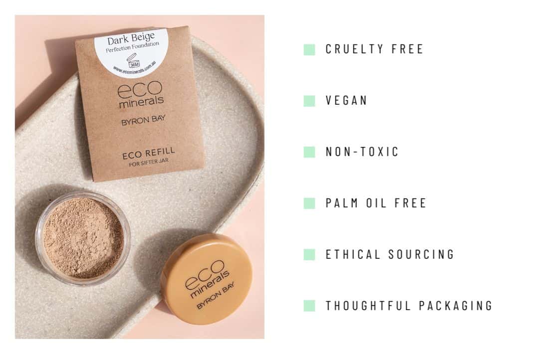 7 Pregnancy Safe Makeup Brands For Beauty That Won’t Harm Your Baby Image by Eco Minerals #pregnancysafemakeup #pregnancysafemakeupbrands #makeupbrandssafeforpregnancy #bestmakeupforpregnancy #beautyproductssafeforpregnancy #safepregnancybeautyproducts #sustainablejungle