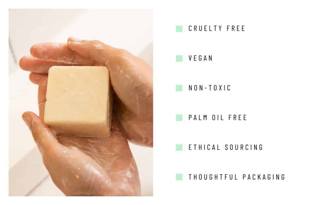 9 Clean Beauty Brands With the Best Natural Makeup Remover To Keep Your Skin (And The Planet!) Glowing Image by Ethique #naturalmakeupremover #bestnaturalmakeupremover #organicmakeupremover #allnaturalmakeupremover #organiceyemakeupremover #naturaloilmakeupremover #sustainablejungle