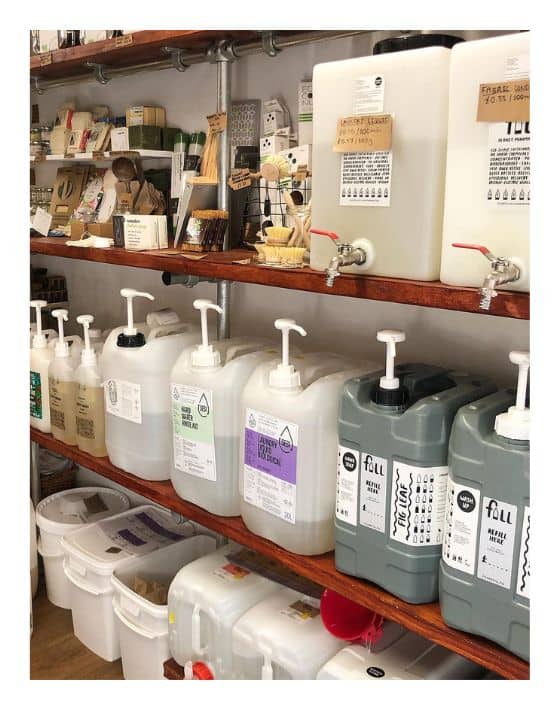 17 Zero Waste Shops In London For Sustainable Living In the Big Smoke Image by Greener Habits #zerowasteshoplondon #londonzerowasteshops #zerowastestorelondon #zerowastegrocerystorelondon #zerowastelongshop #sustainablejungle