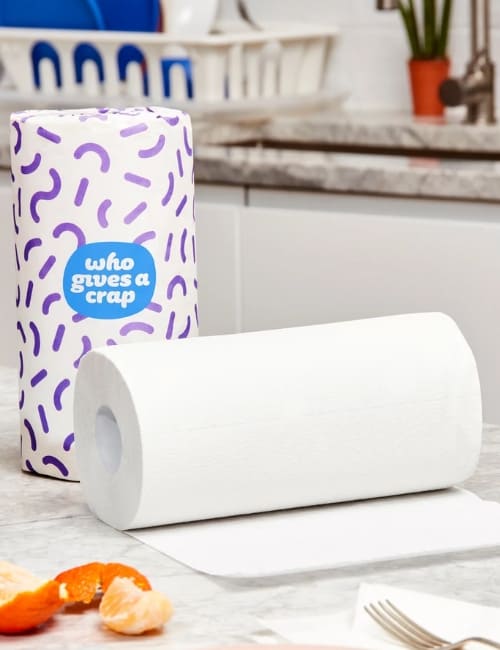 7 Eco-Friendly Or Recycled Paper Towels To Mop Up Your Mess Image by Who Gives A Crap #recycledpapertowels #bestrecycledpapertowels #papertowelsthatareecofriendly #ecofriendlypapertowels #ecofriendlydisposablepapertowels #papertowelsthatareecofriendly #sustainablejungle