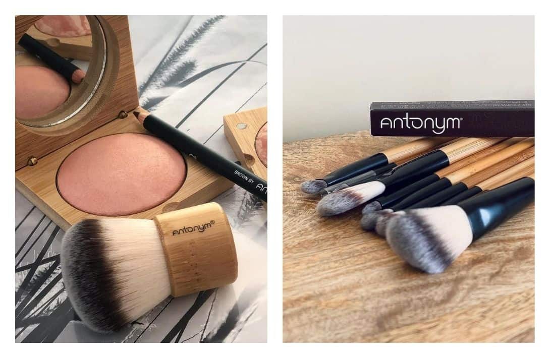 9 Vegan Makeup Brushes For A Flawlessly Fur-Free Face Images by Antonym Cosmetics #veganmakeupbrushes #veganmakeupbrushset #bestveganmakeupbrushes #ecomakeupbrushes #ecofriendlymakeupbrushes #sustainablejungle