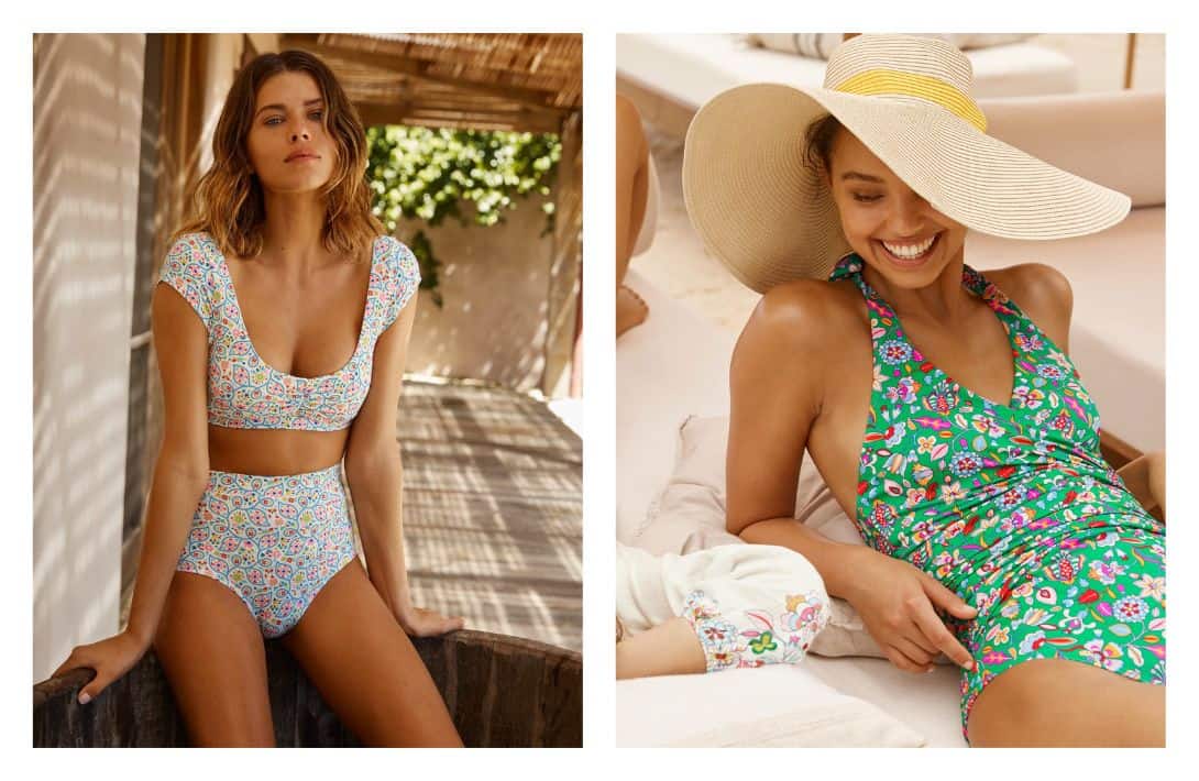 Hit the Beach Running With These 9 Sustainable Swimwear UK Brands Images by Boden #sustainableswimwearuk #affordablesustainableswimwearuk #sustainableswimwearbrandsuk #ethicalswimwearuk #sustainablebikinisuk #ethicalswimwearbrandsuk #sustainablejungle