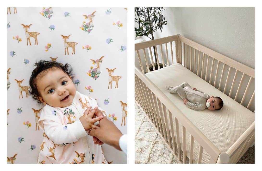 7 Eco-Friendly & Non-Toxic Cribs To Make Baby’s Bedtime Better Images by Burt's Bees Baby and Naturepedic #nontoxiccrib #bestnontoxiccribs #nontoxicbabycribs #ecofriendlycribs #ecobabycribs #ssolidwoodnontoxiccrib #sustainablejungle