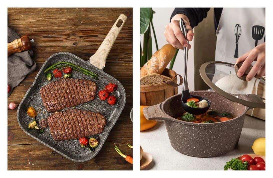 Is Granite Cookware Safe? 7 Brands For a Forever Chemical-Free Kitchen Images by Carote #granitecookware #isgranitecookwaresafe #nonstickgranitecookware #nontoxicgranitecookware #granitestonecookware #bestgranitestonecookware #isgranitestonecookwarenontoxic #sustainablejungle