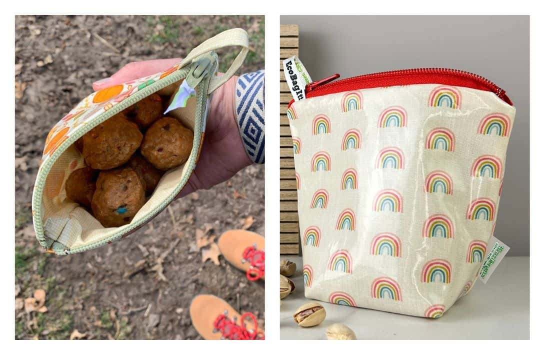 Reusable Snack Bag / Sustainable Ziploc Bag Replacement / Eco