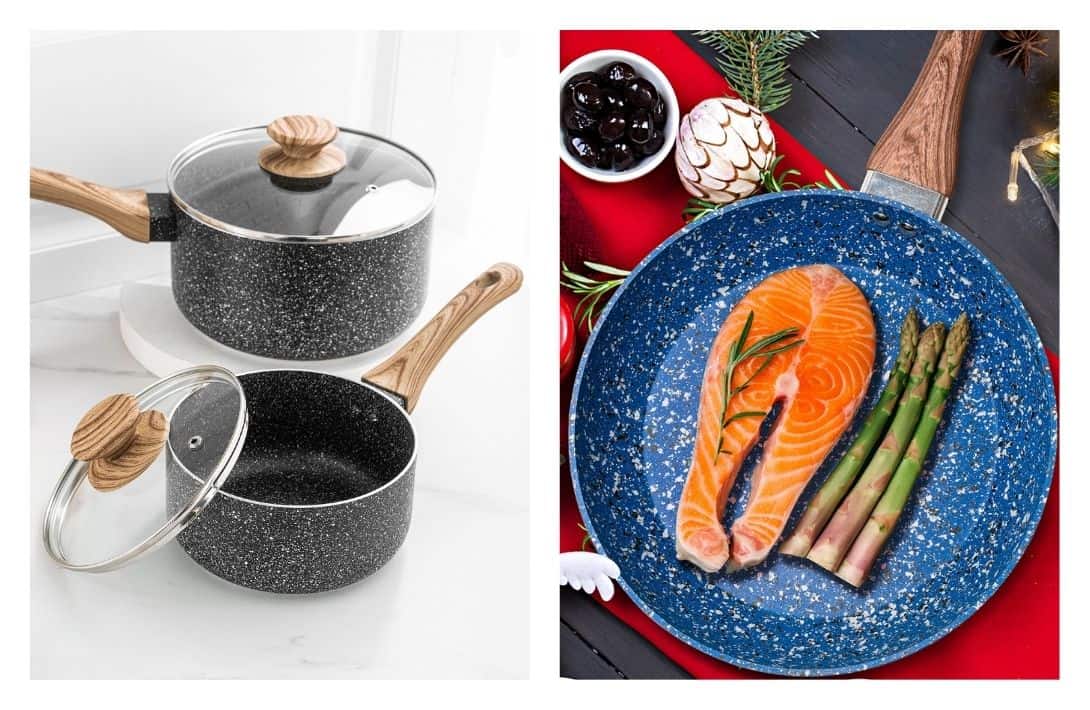 Is Granite Cookware Safe? 7 Brands For a Forever Chemical-Free Kitchen Images by Michelangelo #granitecookware #isgranitecookwaresafe #nonstickgranitecookware #nontoxicgranitecookware #granitestonecookware #bestgranitestonecookware #isgranitestonecookwarenontoxic #sustainablejungle