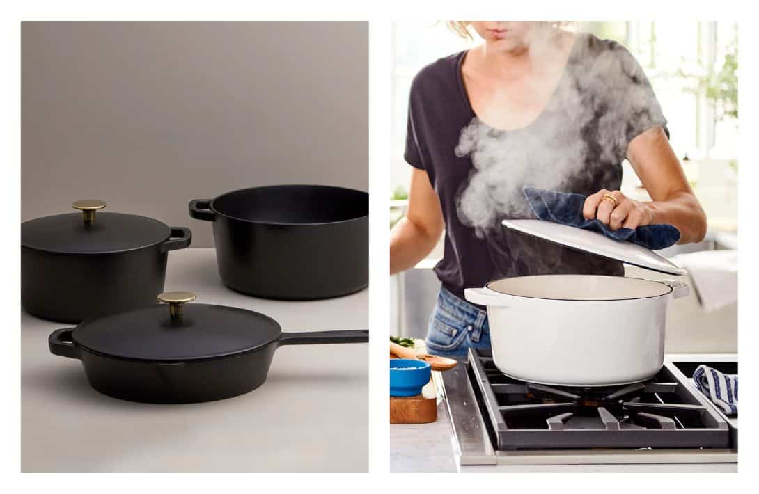 9 Non-Toxic Cookware Brands For The Healthiest & Safest Sautés Images by Milo Cookware Kana #nontoxiccookware #safestnontoxiccookware #nontoxicpotsandpans #nontoxicnonstickcookware #healthiestcookware #healthycookware #sustainablejungle