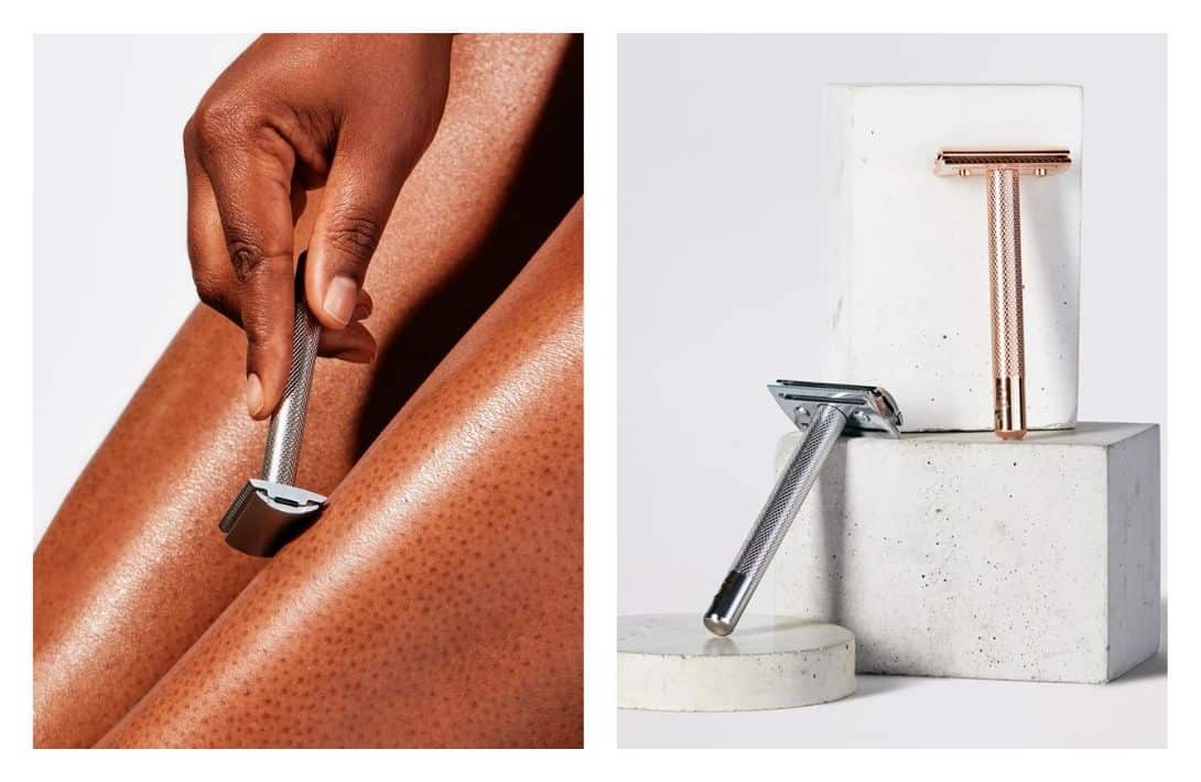 9 Reusable & Zero Waste Razors S(h)aving The Earth Images by OUI the People #zerowasterazor #zerowastesafetyrazors #zerowasteshaving #bestreusablerazors #reusablesafetyrazors #sustainablejungle