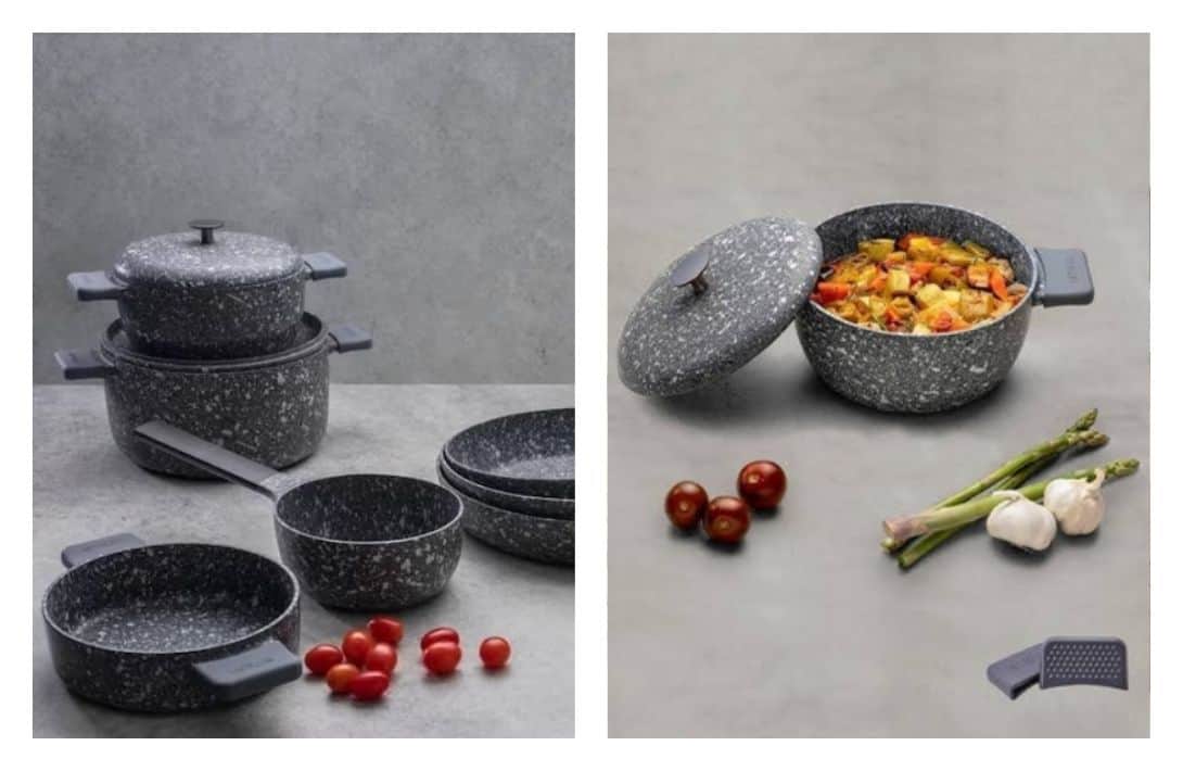 Is Granite Cookware Safe? 7 Brands For a Forever Chemical-Free Kitchen Images by ShopStambul #granitecookware #isgranitecookwaresafe #nonstickgranitecookware #nontoxicgranitecookware #granitestonecookware #bestgranitestonecookware #isgranitestonecookwarenontoxic #sustainablejungle