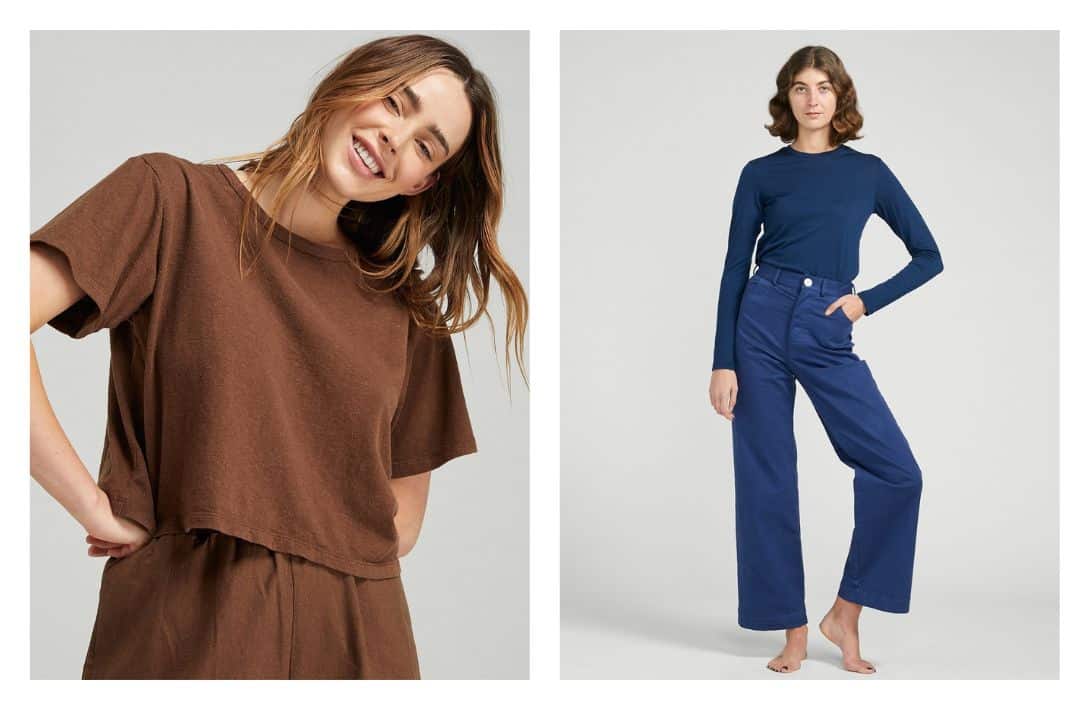 11 Hemp Clothing Brands Combining Style With Sustainability Images by Vege Threads #hempclothingbrands #organichempclothingbrands #clothingmadefromhemp #sustainablehempclothing #womenshempclothes #sustainablejungle