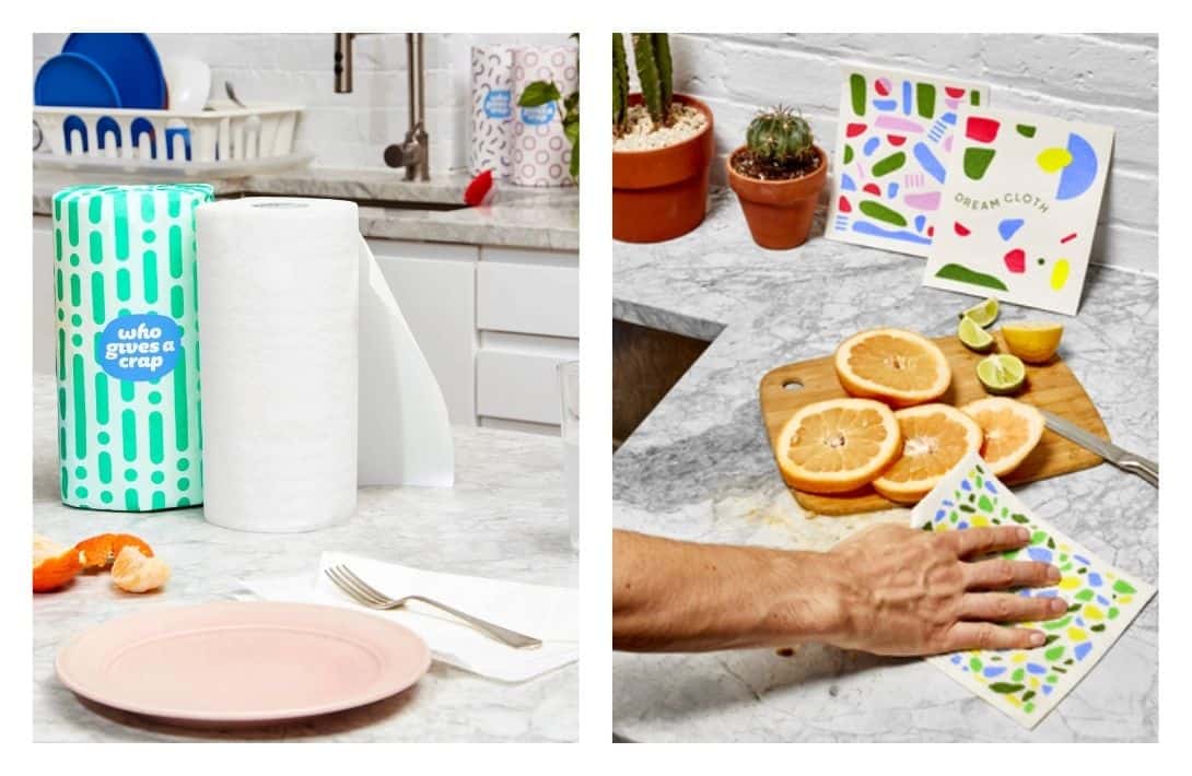 7 Eco-Friendly Or Recycled Paper Towels To Mop Up Your Mess Images by Who Gives A Crap #recycledpapertowels #bestrecycledpapertowels #papertowelsthatareecofriendly #ecofriendlypapertowels #ecofriendlydisposablepapertowels #papertowelsthatareecofriendly #sustainablejungle