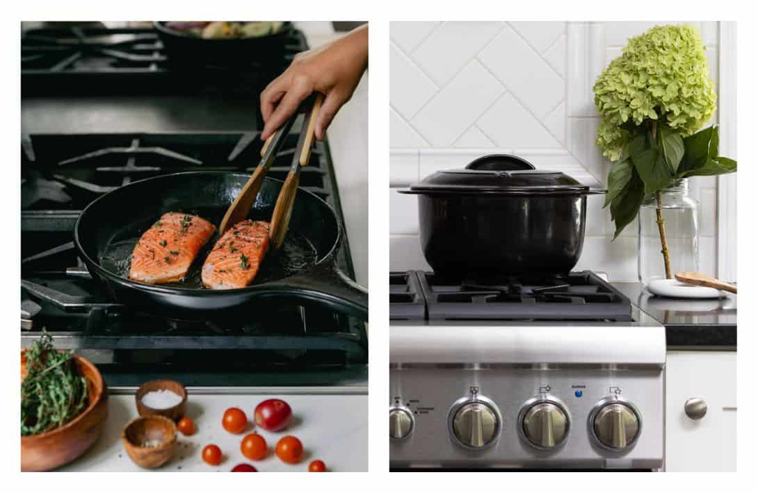 9 Non-Toxic Cookware Brands For The Healthiest & Safest Sautés Images by Xtrema #nontoxiccookware #safestnontoxiccookware #nontoxicpotsandpans #nontoxicnonstickcookware #healthiestcookware #healthycookware #sustainablejungle