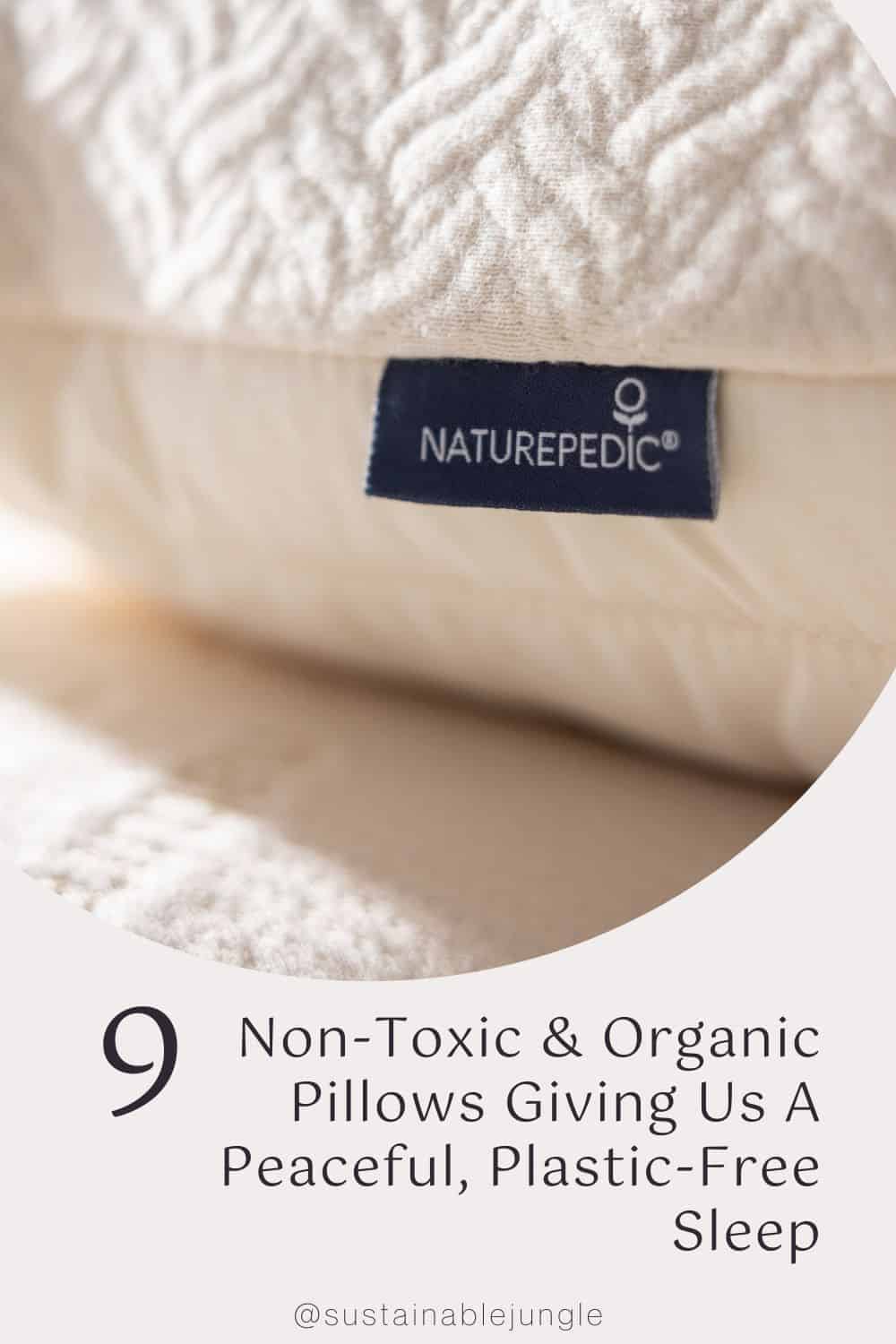 9 Non-Toxic & Organic Pillows Giving Us A Peaceful, Plastic-Free Sleep Image by Naturepedic #organicpillows #bestorganicdownpillows #organiccottonpillows #nontoxicpillows #nontoxicmemoryfoampillows #organicthrowpillows #sustainablejungle