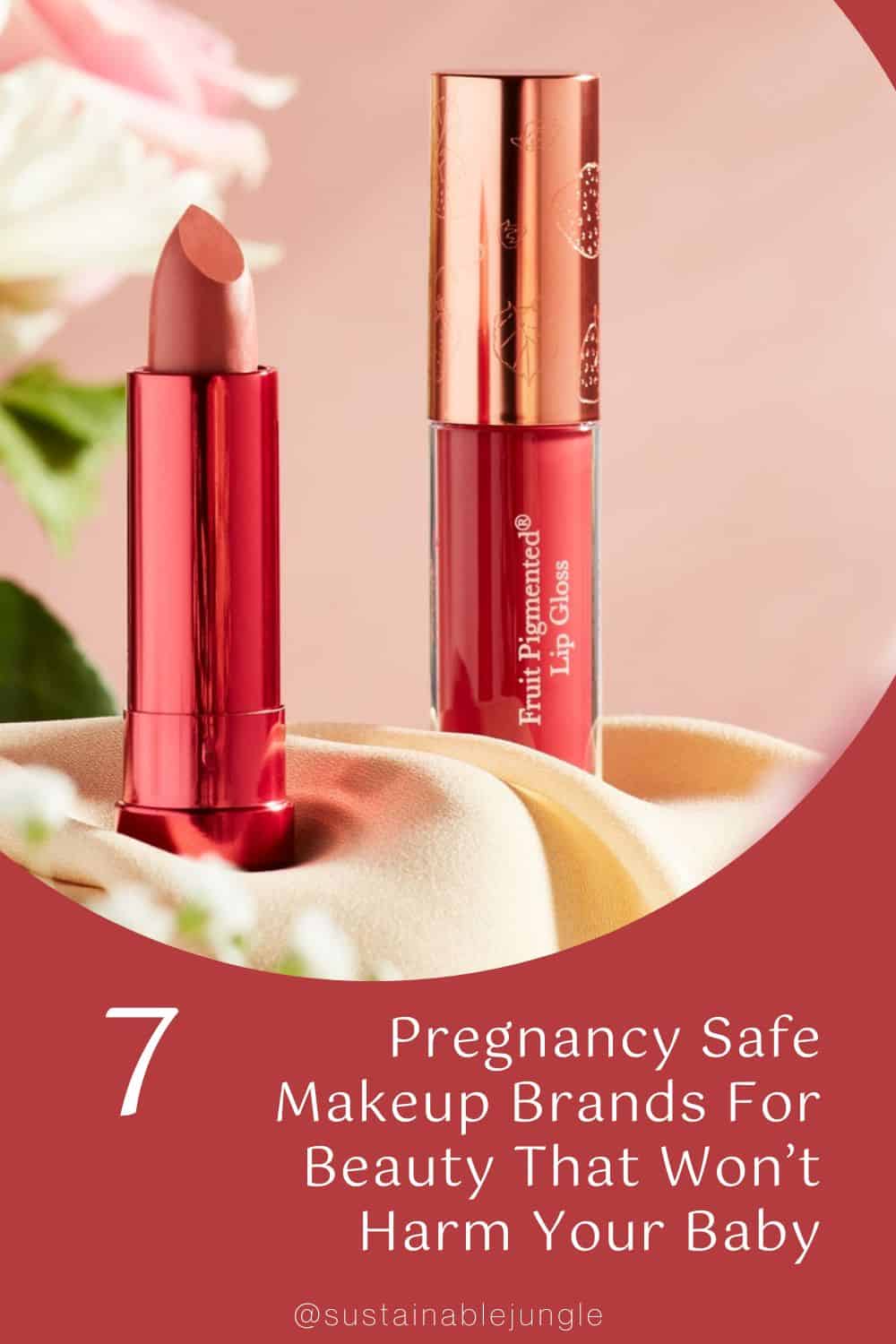 7 Pregnancy Safe Makeup Brands For Beauty That Won’t Harm Your Baby Image by 100% Pure #pregnancysafemakeup #pregnancysafemakeupbrands #makeupbrandssafeforpregnancy #bestmakeupforpregnancy #beautyproductssafeforpregnancy #safepregnancybeautyproducts #sustainablejungle