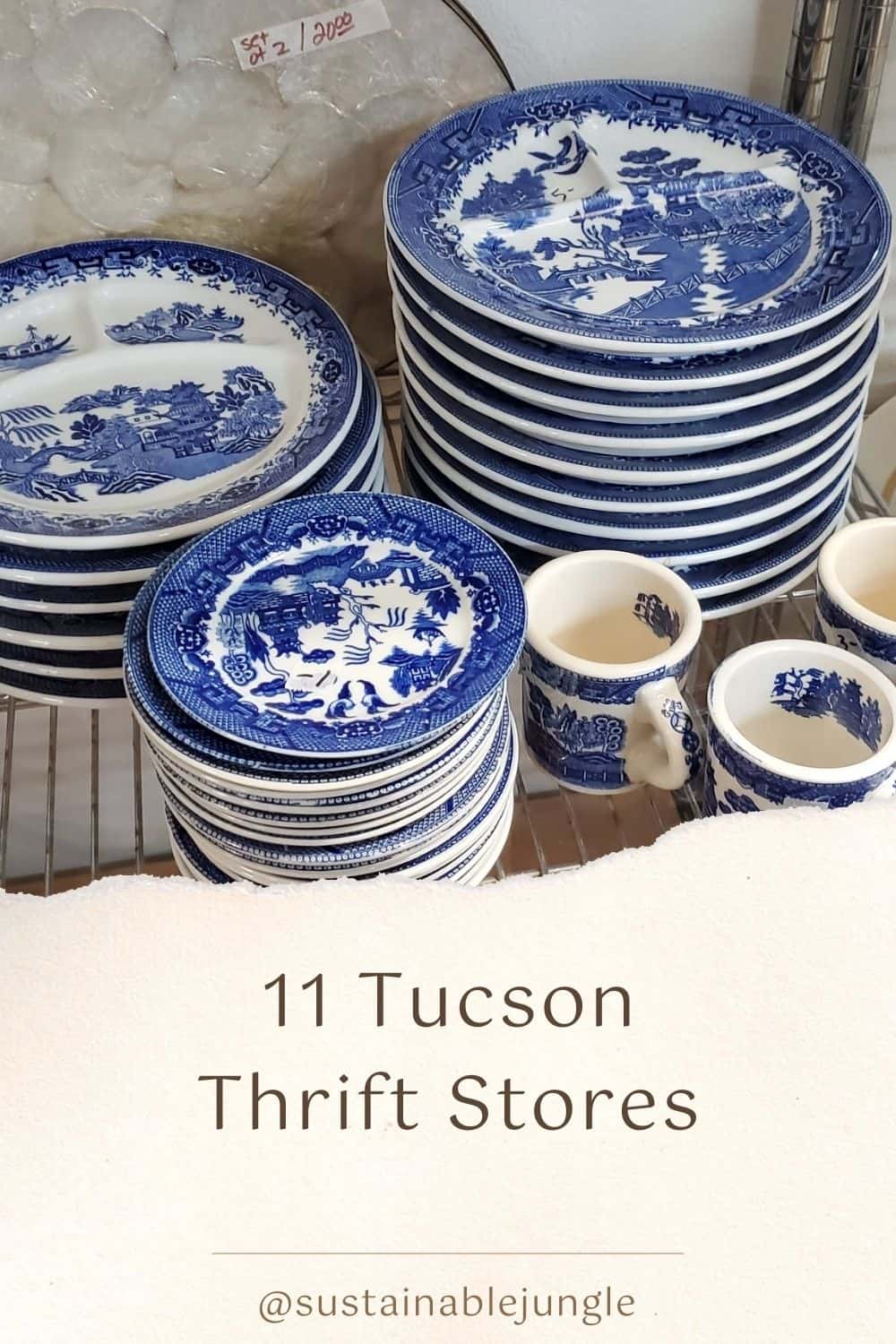 11 Tucson Thrift Stores To Find Everything From A-Z Image by Safe Shift Estate Sale Thrift Store #thriftstorestucson #tucsonthriftstores #bestthriftstoresintucson #tucsonAZthriftstores #thriftstorestucsonarizona #sustainablejungle