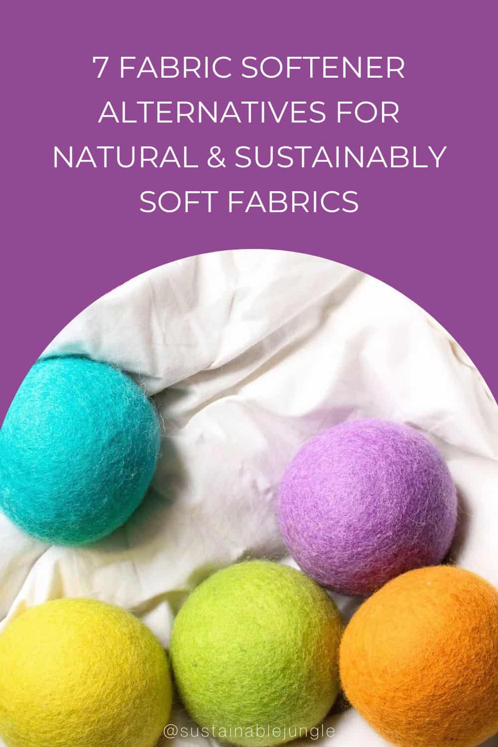 7 Fabric Softener Alternatives For Natural & Sustainably Soft Fabrics Image by Friendsheep Wool #fabricsofteneralternatives #fabricsoftenersheetalternatives #alternativetofabricsoftener #ecofriendlyalternativestofabricsoftener #naturalalternativestofabricsoftener #sustainablejungle