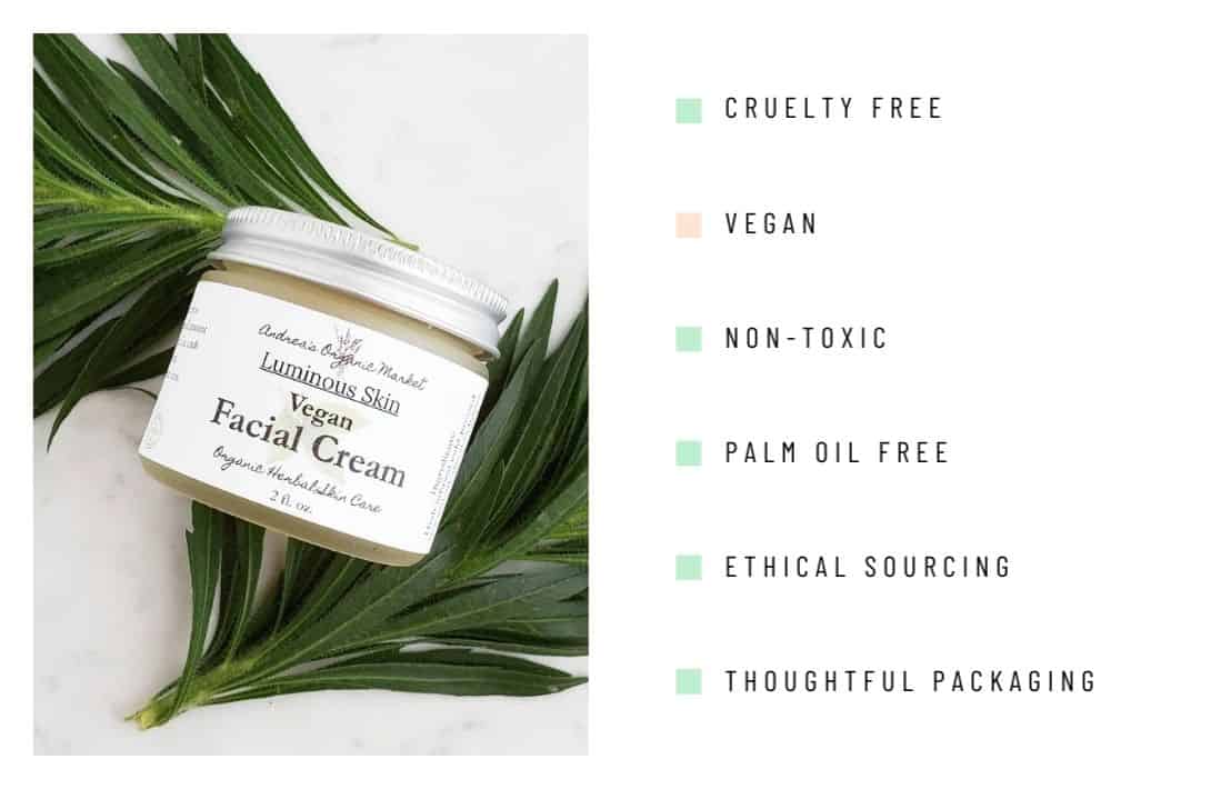 11 Sustainable Beauty Brands Creating Clean Green Cosmetics Image by Andrea’s Organic Market #sustainablebeauty #bestsustainablebeautybrands #sustainablebeautyproducts #ethicalbeautybrands #ethicalskincarebrands #ethicalbeautyproducts #sustainablejungle