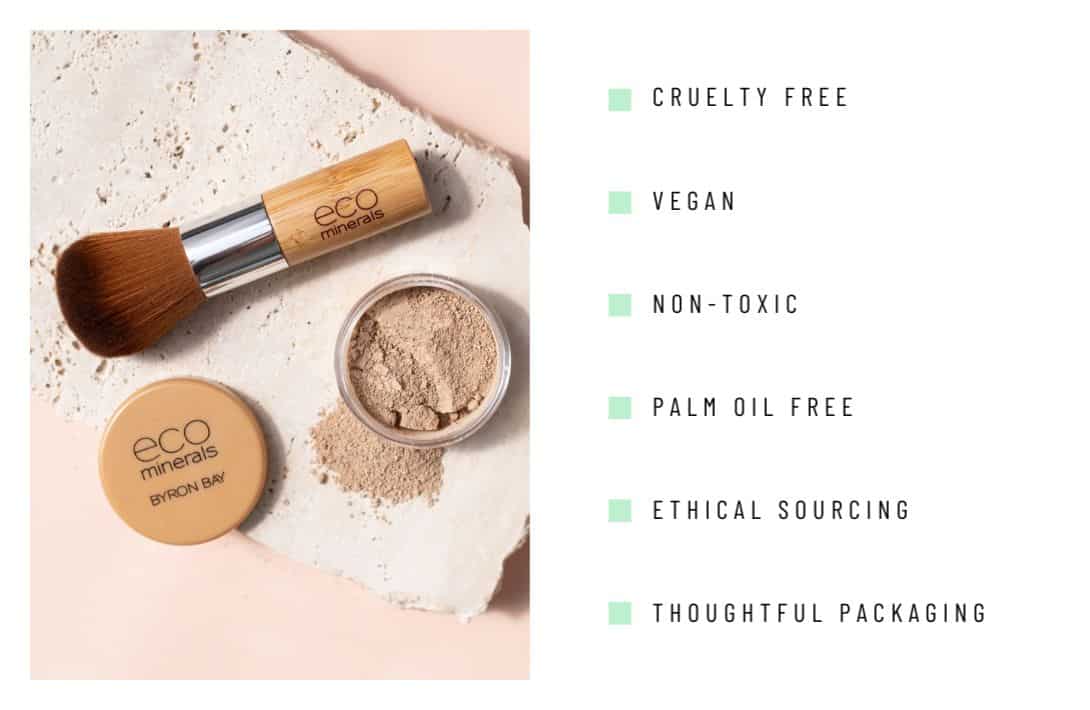 13 Ethical & Sustainable Makeup Brands Creating Eco-Friendly Cosmetics Image by Eco Minerals #sustainablemakeupbrands #bestsustainablemakeupbrands #sustainablecosmeticsbrands #makeupbrandsthataresustainable #ethicalmakeupbrands #ethicalmicamakeupbrands #sustainablejungle