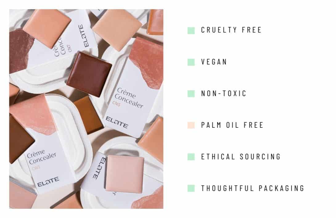 7 Zero Waste Concealer Options For An Eco-Friendly Cover-Up Image by Elate Cosmetics #zerowasteconcealer #zerowastemakeupconcealer #veganzerowasteconcealer #ecofriendlyconealer #bestecofriendlyconcealer #sustainablejungle