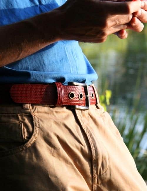 Buy Patent Vegan Belts 3 Piece Set For Men 