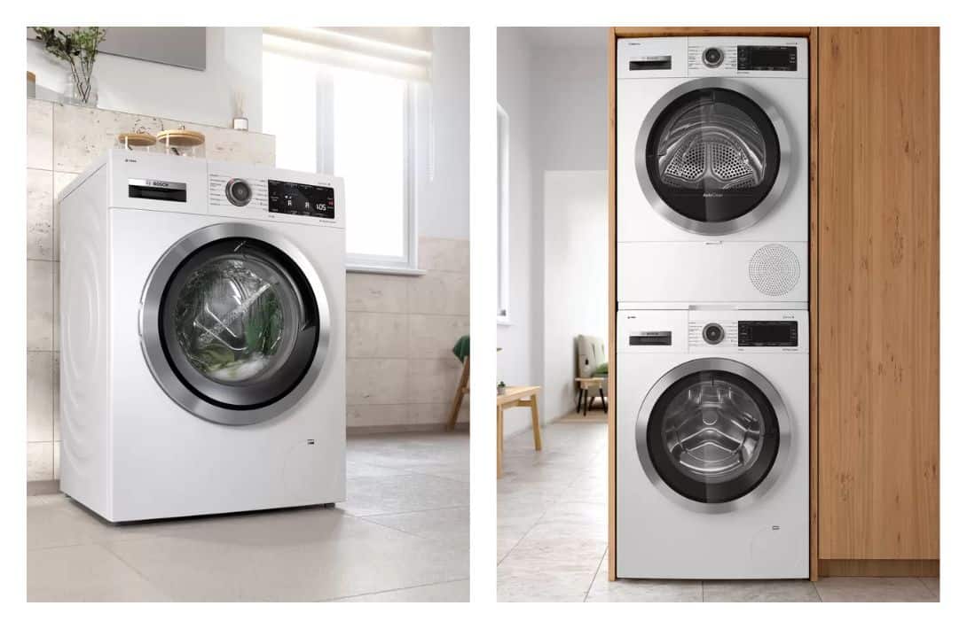 7 Eco-Friendly Washing Machines That Put The HE In Earth-Friendly Images by Bosch #ecofriendlywashingmachines #ecowashingmachines #ecofriendlywasheranddryer #highefficiencywashingmachines #hewashingmachines #sustainablejungle