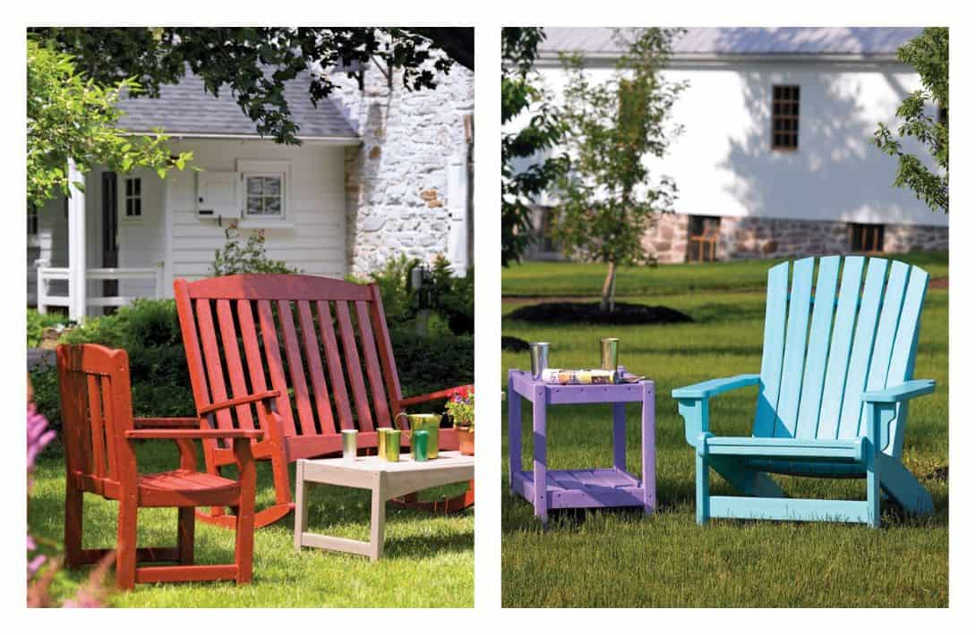 7 Best Recycled Plastic Outdoor Furniture Manufacturers to Green Up Your Outdoor Space Images by Breezesta #recycledplasticoutdoorfurniture #bestrecycledplasticfurniture #outdoorfurnituremadefromrecycledplastic #recycledplasticpatiofurniture #recycledpatiofurniture #sustainablejungle