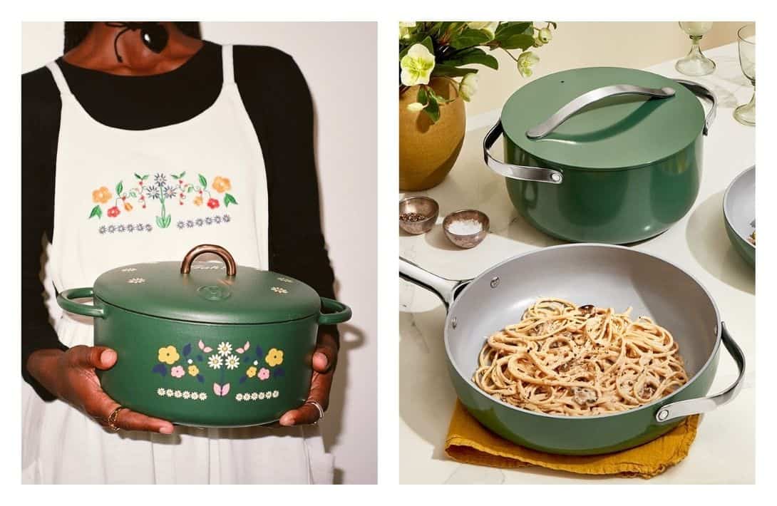 17 Sustainable Mother’s Day Gifts For Putting Mother (Earth) First Images by Caraway and Great Jones #sustainablemothersdaygifts #sustainablegiftsformom #sustainablegiftsformothersday #ecofriendlymothersdaygifts #bestecofriendlymothersdaygifts #sustainablejungle
