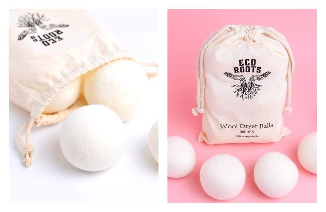 9 Reusable Dryer Balls To Put An Eco-Friendly Spin On Laundry Day Images by EcoRoots #dryerballs #resuabledryerballs #ecofriendlydryerballs #wooldryerballs #laundrydryerballs #ecofriendlywooldryerballs #dryerlintballs #sustainablejungle