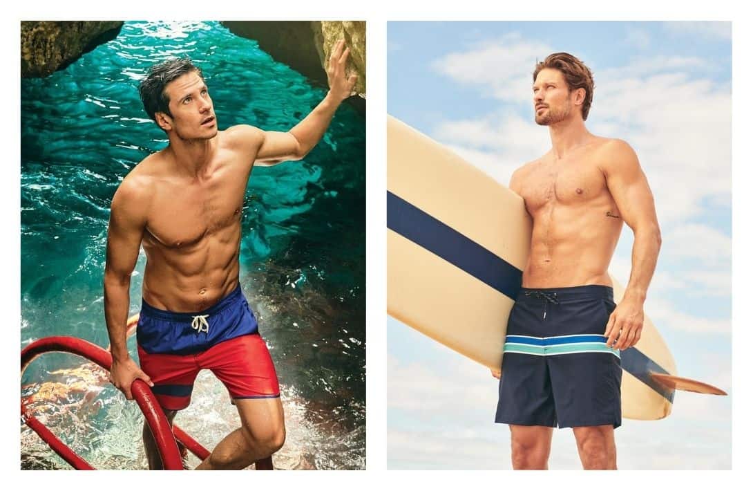 7 Sustainable Men's Swimwear Brands To Ride The Recycled Tide Images by Fair Harbor #sustainablemensswimwear #mensustainableswimwear #sustainableswimwearmens #sustainableboardshorts #ecofriendlymensswimwearbrands #ecofriendlyswimwearformen #sustainablejungle